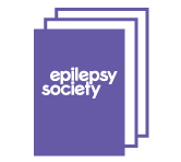 Graphic of an Epilepsy Society leaflet. 