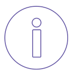 Icon with info symbol