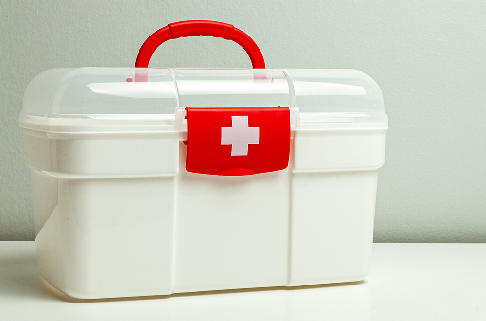first aid box
