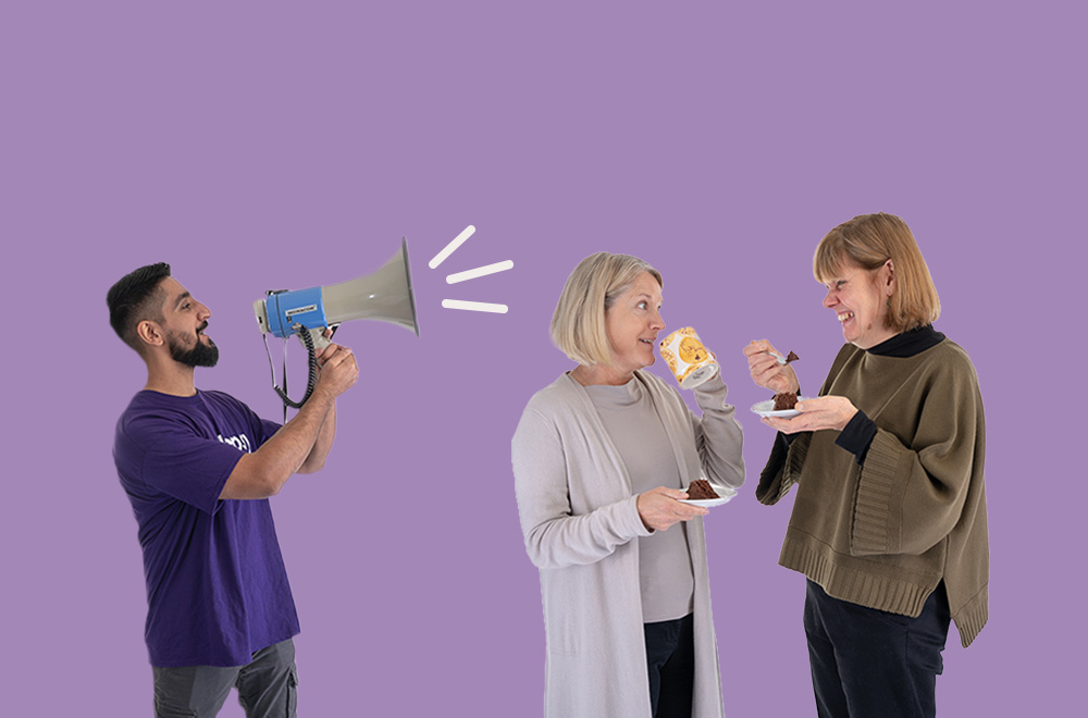 people talking about purple day