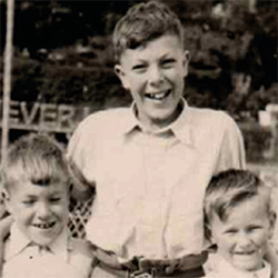 Ray as a child 