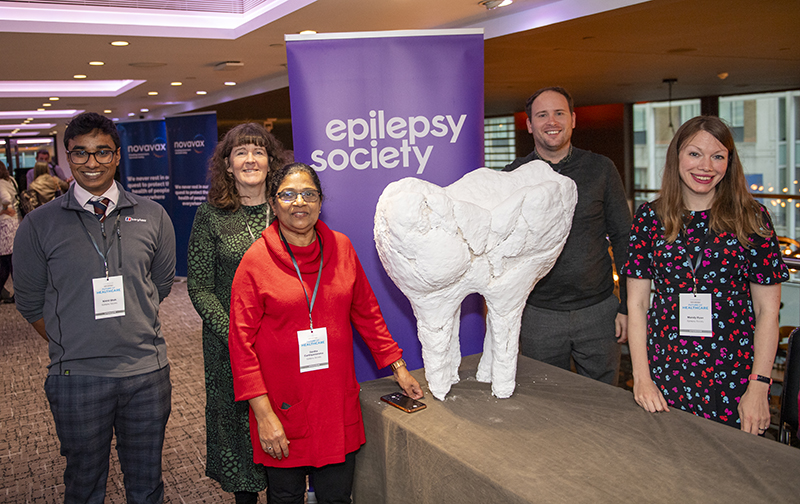 Epilepsy Society staff at New Statesman event