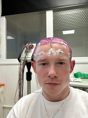 Jack during an EEG