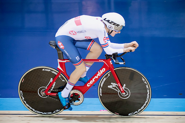 Matthew Robertson at the Paracycling C1 International in Manchester