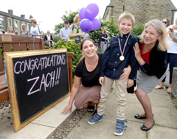 Zach with his Gran