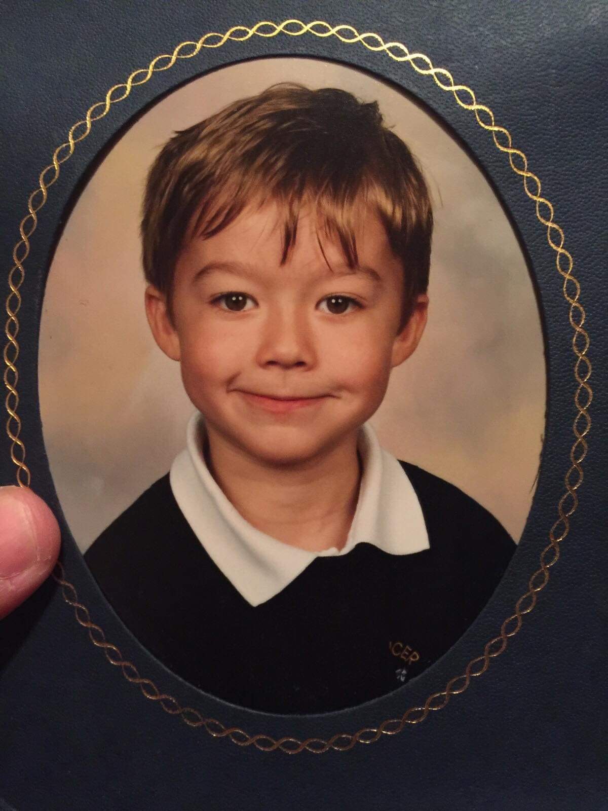 Damon as a boy 