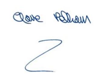 Clare signature