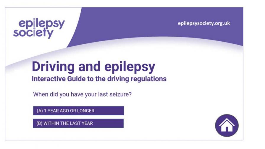 Driving and epilepsy quick guide Epilepsy Society