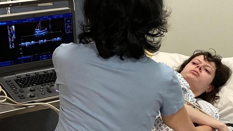 Ella and echocardiography test