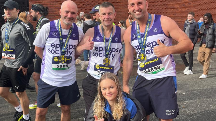 group photo with medals