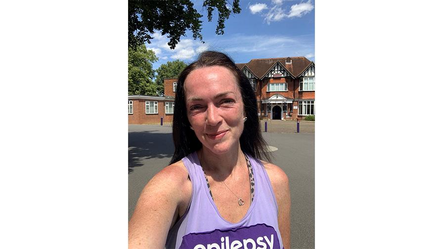 Claire at epilepsy society