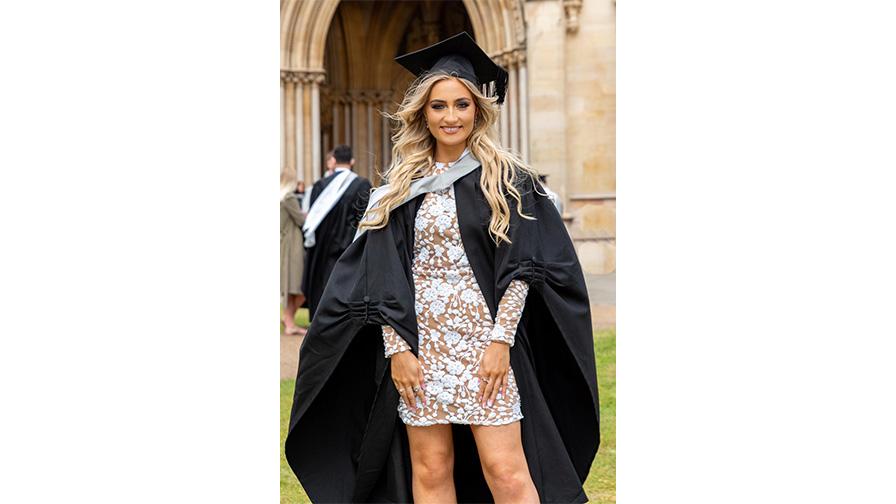 ella at her graduation