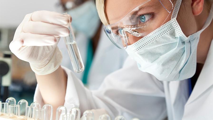 researcher in lab