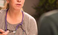 doctor with patient