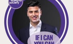 Portait of Ben in suit with If I Can, You Can Frame